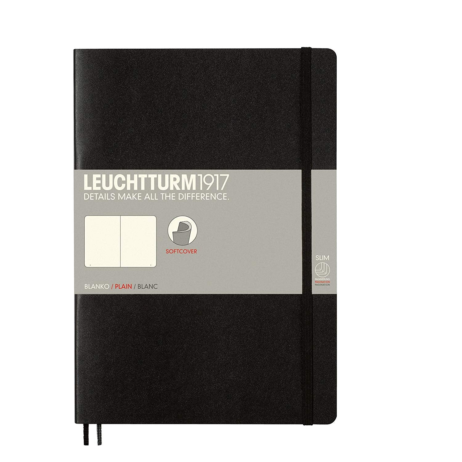 CAIET B5 VELIN COPERTA FLEXIBILA NEGRU LEUCHTTURM CAIET B5 VELIN COPERTA FLEXIBILA NEGRU LEUCHTTURM